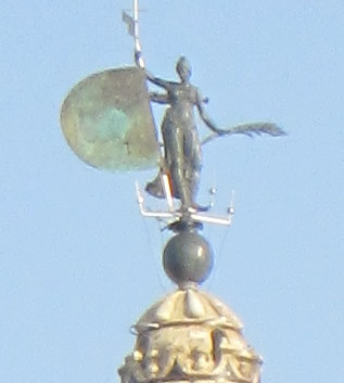 top of spire